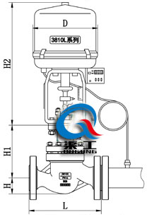 电动温度调节阀（配3810L执行器）