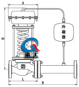 自力式压力控制阀(带冷凝器)