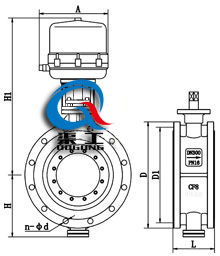 电动硬密封蝶阀 (法兰式)