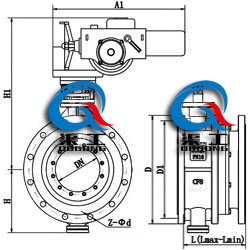 电动伸缩法兰蝶阀