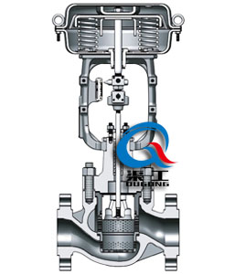 HCB平衡笼式调节阀（结构图）