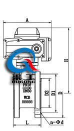 电动超薄球阀 (配HR执行器)
