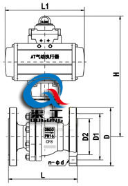 气动切断球阀(浮动式阀体)