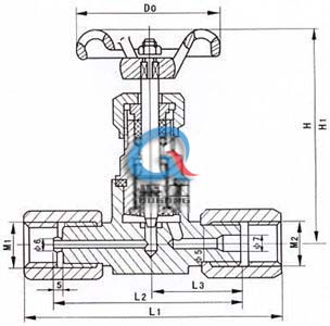 JJM1针型阀 (结构图)