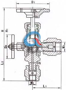 J29H针型阀 (结构图)